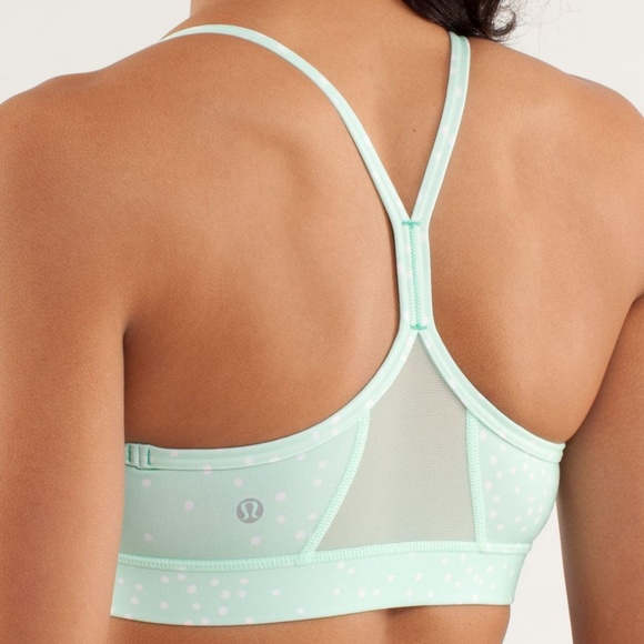 lululemon athletica Other - Lululemon Flow Y Sports Bra IV Fresh Teal Padded 2